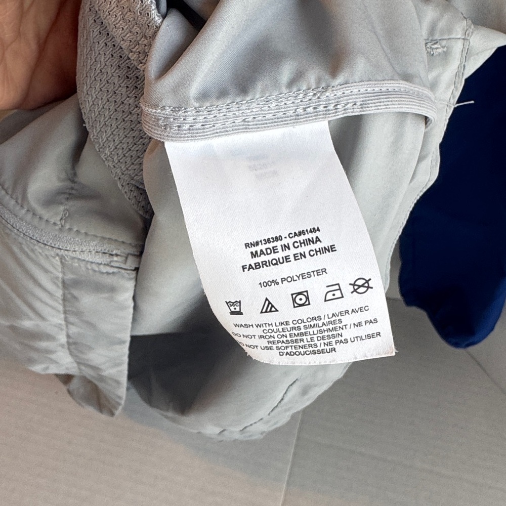 Nike Chicago Cubs, full zip, hooded, Lightweight, Blue and Gray Jacket - Picture 5 of 5